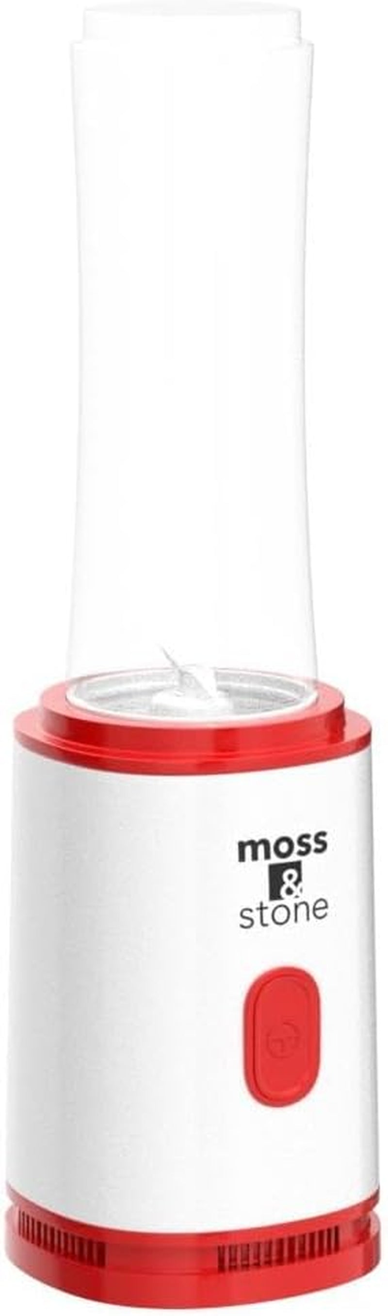 Powerful 20 Oz Single Serve Blender in Stylish White & Red